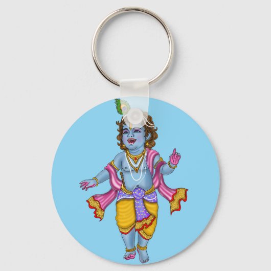 Lord Krishna Schlüsselanhänger (Vorderseite)