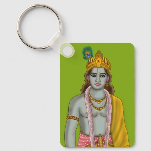 Lord Krishna Schlüsselanhänger (Vorderseite)