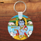 Lord Krishna Schlüsselanhänger  (Vorderseite)
