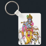 Lord Krishna Schlüsselanhänger<br><div class="desc">Trage die Segnungen von Lord Krishna,  wo immer du mit diesem ehrenvollen Schlüsselanhänger gehst. Mit einem sakralen Kunstwerk von Shri Krishna ist es perfekt für den täglichen Gebrauch,  Autoschlüssel,  Zuhause-Keys,  Gifting oder als spirituelles Accessoire. Ideal für Krishna Anhänger und Liebhaber der hinduistischen Kunst.</div>