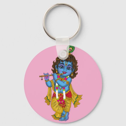 Lord Krishna Schlüsselanhänger (Vorderseite)
