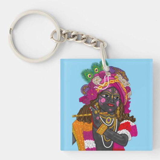 Lord Krishna Schlüsselanhänger (Vorderseite)