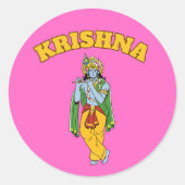 Lord Krishna Stickers (Vorderseite)