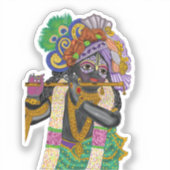 Lord Krishna Stickers Aufkleber (Vorderseite)
