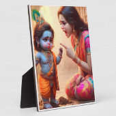 Lord Krishna Tabletop Foto Frame Fotoplatte (Seite)