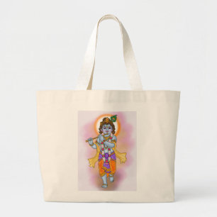 Lord Krishna-Taschentuch Jumbo Stoffbeutel