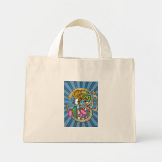 Lord Krishna-Taschentuch Mini Stoffbeutel