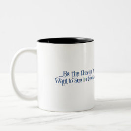 Lord Krishna Tasse: Sip in göttlicher Serenität Zweifarbige Tasse