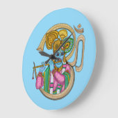 Lord Krishna Wanduhr (Winkel)