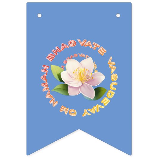 Lord Krishna Wimpelkette (Dritte Fahne)