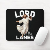 Lord Lanes Funny Christlich Christ Gutter Bowling  Mousepad (Mit Mouse)