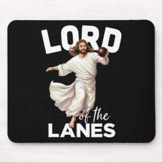 Lord Lanes Funny Christlich Christ Gutter Bowling  Mousepad