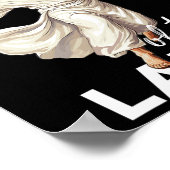 Lord Lanes Funny Christlich Christ Gutter Bowling Poster (Ecke)