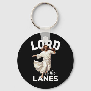Lord Lanes Funny Christlich Christ Gutter Bowling Schlüsselanhänger