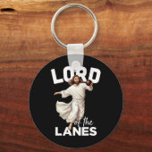 Lord Lanes Funny Christlich Christ Gutter Bowling Schlüsselanhänger (Vorderseite)