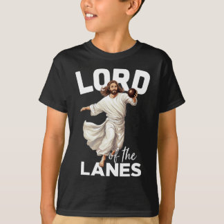Lord Lanes Funny Christlich Christ Gutter Bowling T-Shirt