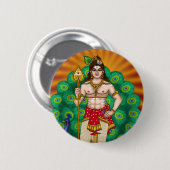 Lord Murugan Knopf Button (Vorne & Hinten)