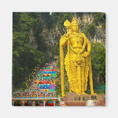 Lord Murugan & Treppe bei Batu Höhlen 2 Magnet (Vorne)