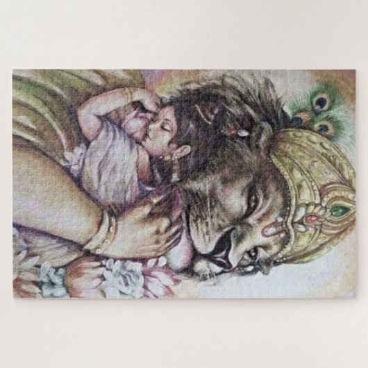 Lord Narasimha - Puzzle (Horizontal)