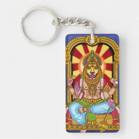 Lord Narasimha Schlüsselanhänger (Vorderseite)