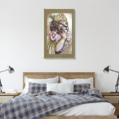 Lord Narasimha - Wrapped Canvas Leinwanddruck (Insitu (Schlafzimmer))