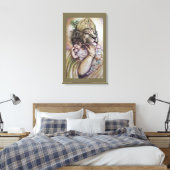 Lord Narasimha - Wrapped Canvas Leinwanddruck (Insitu (Schlafzimmer))