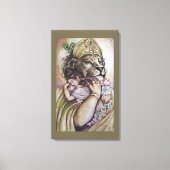 Lord Narasimha - Wrapped Canvas Leinwanddruck (Vorderseite)