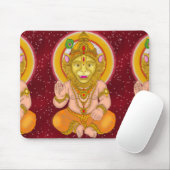 Lord Narsimha-Mauspad Mousepad (Mit Mouse)