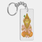 Lord Narsimha Schlüsselanhänger (Vorderseite links)