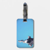 Lord Nelson, der gerade heraus hängt - London - Gepäckanhänger (Rückseite vertikal)