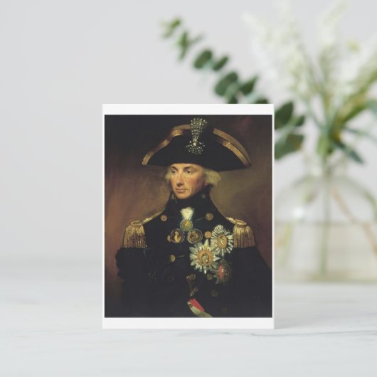 Lord Nelson Postkarte (Stehend Vorderseite)