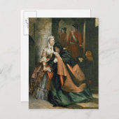 Lord Nithsdale, Escape from Tower Postkarte (Vorne/Hinten)