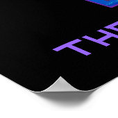 Lord of Atlantis auf schwarzem Druck Poster (Ecke)