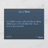 Lord of Atlantis Postkarte (Rückseite)