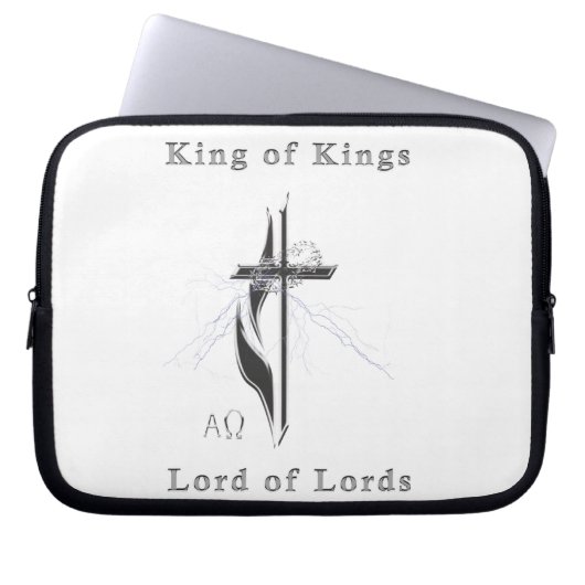 Lord of Lords King of Kings Laptopschutzhülle (Vorderseite)