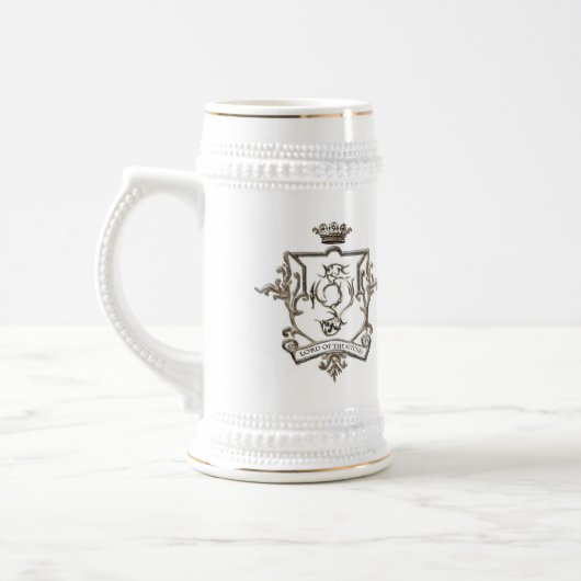 Lord of the Kitchen monogram Bierkrug Bierglas (Links)