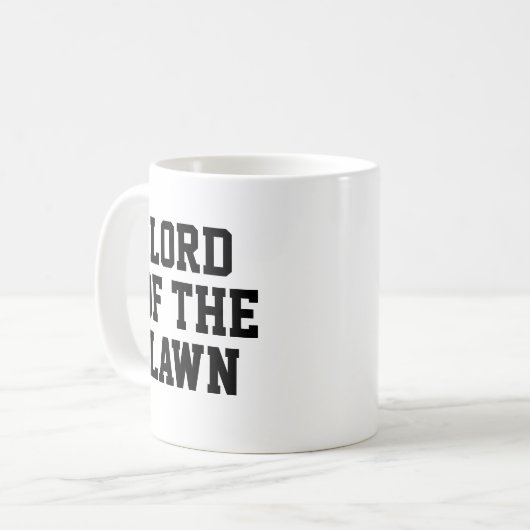 Lord of the Lawn coffee Tasse (Vorderseite Links)