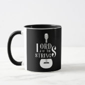 Lord Of The String Guitar TShirt Tasse (Links)
