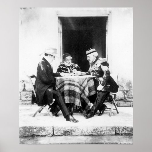 Lord Raglan, Omar Pasha und General Pelissier, Poster (Vorne)