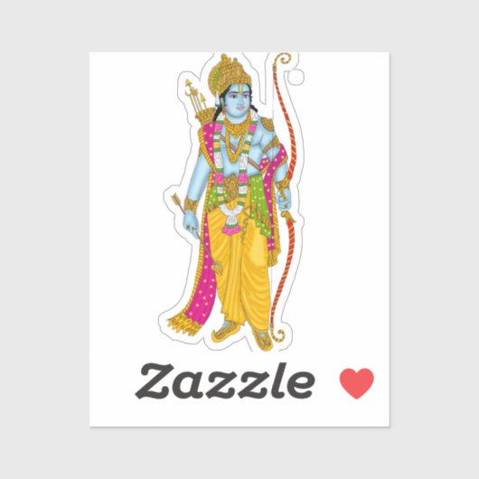 Lord Ram AufkleberLord Ram Aufkleber (Blatt)