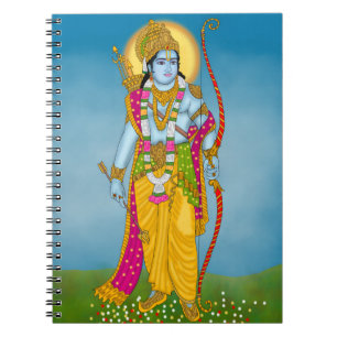 Lord Ram Notizbuch Notizblock