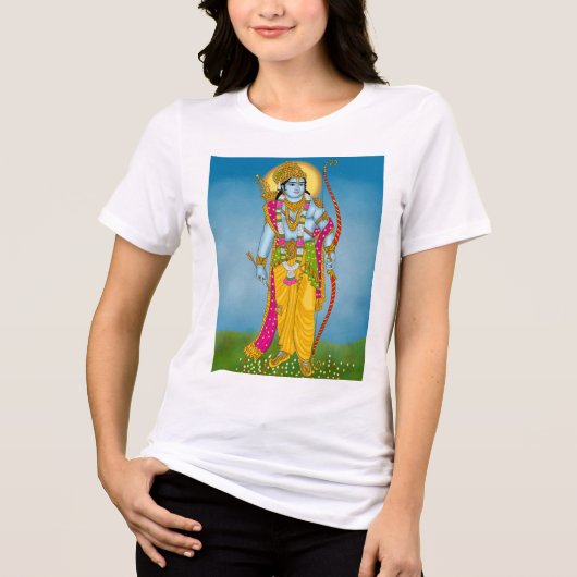 Lord Ram T-Shirt Tri-Blend Shirt (Vorderseite)