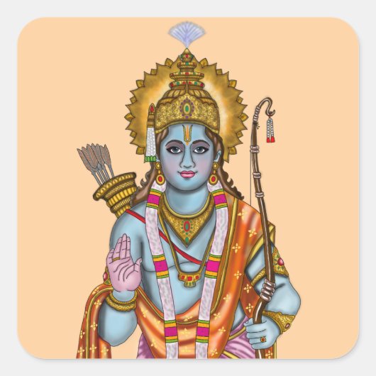Lord Rama Aufkleber (Vorderseite)