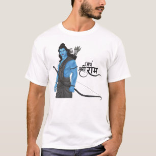 Lord Rama Bogen Pfeil Jai Shree Ram Kunstwerk T-Shirt