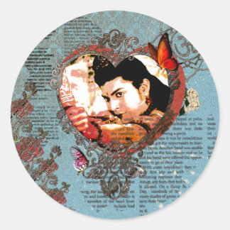 Lord Rama Bollywood God Om Ornament floral Runder Aufkleber