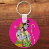 Lord Rama & Hanuman Keychain Schlüsselanhänger (Vorderseite)