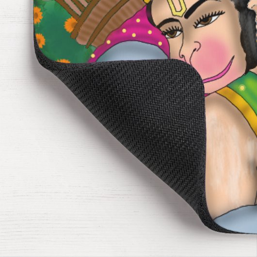 Lord Rama & Hanuman Mousepad (Ecke)