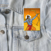Lord Rama Knopf Button (Insitu)