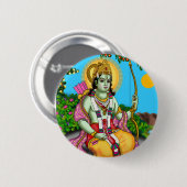 Lord Rama Knopf Button (Vorne & Hinten)