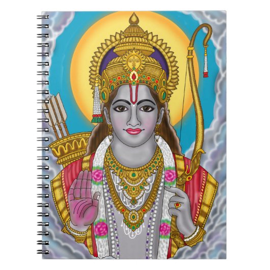 Lord Rama-Notebook Notizblock (Vorderseite)